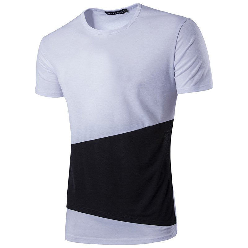 Fashion youth round neck short sleeve men's T-shirt foreign trade 026